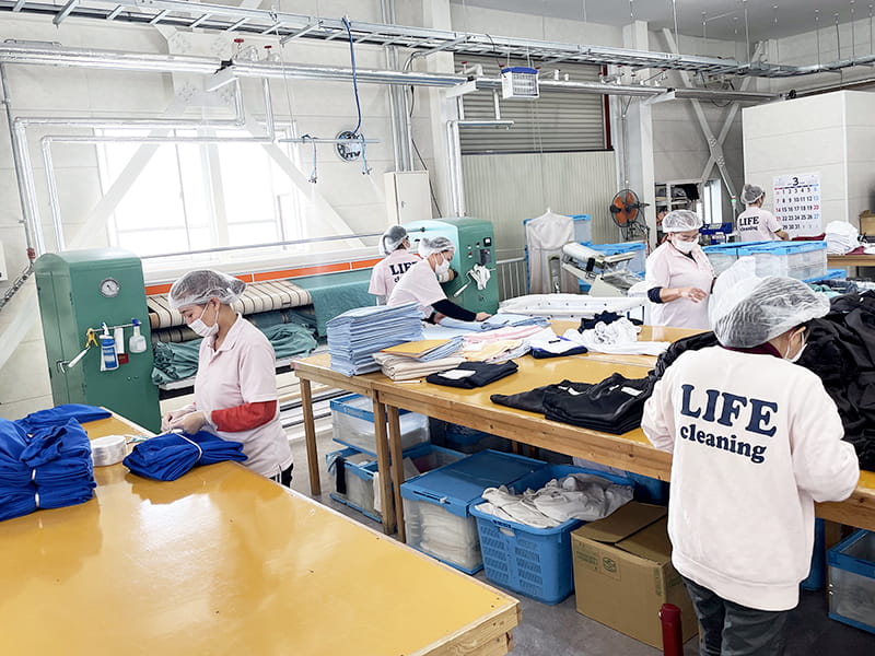 衣類生産エリア